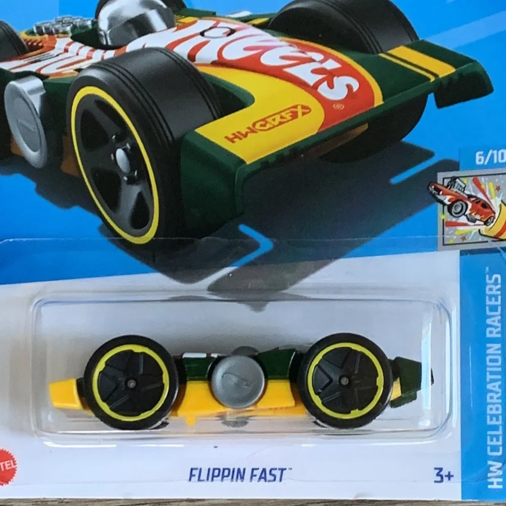Hot Wheels Flippin Fast HW Fidget Spinner Racer Hotwheels Car New 2024 Asan